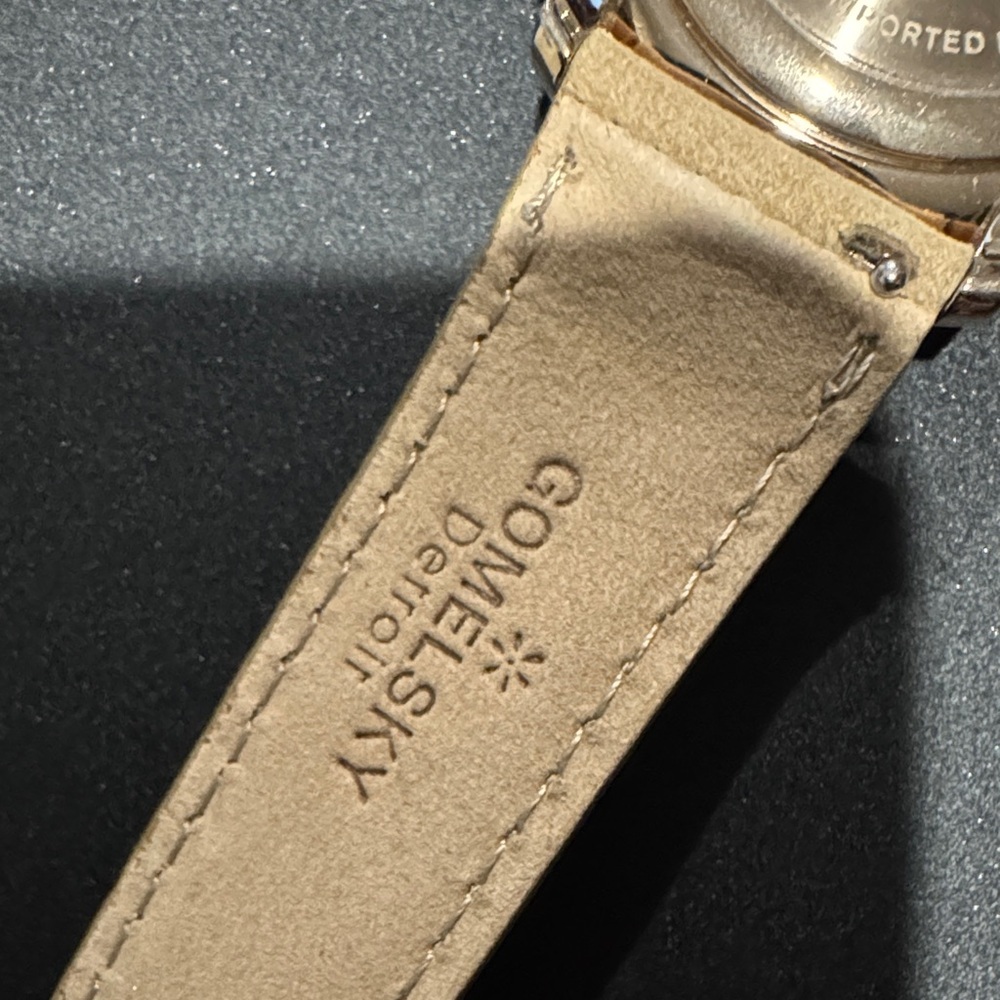 Gomelsky Teal and Tan Leather Watch by Shinola - Picture 11 of 16